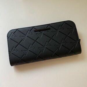 Aldo Black embossed full sized wallet